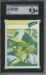 1977 Topps #251 Tony Muser 9 card progressive proof.